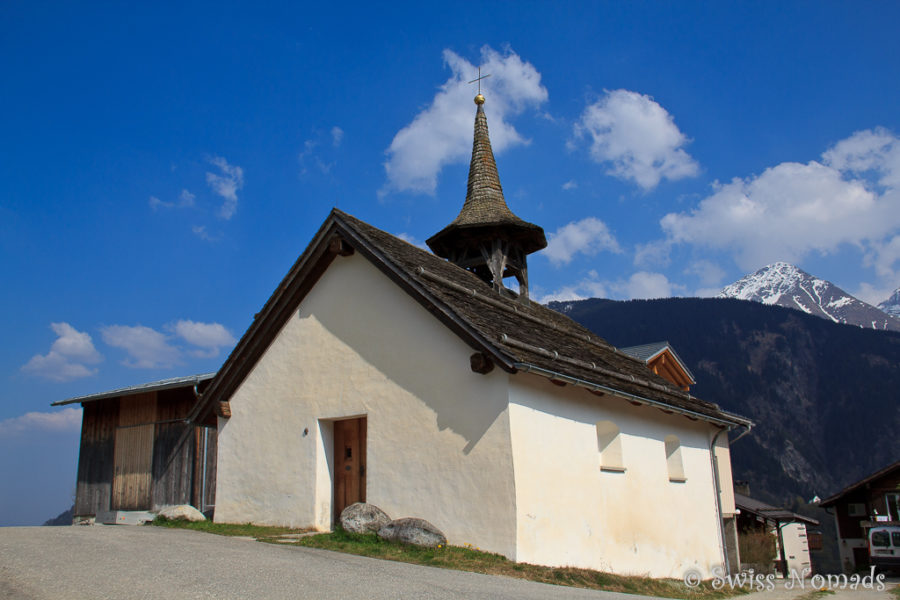 Die Kapelle in Ssegnas bei Disentis/Mustér