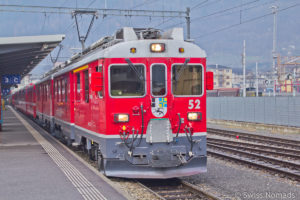 Mehr über den Artikel erfahren Mit dem Bernina Express im Winter von Chur nach Tirano