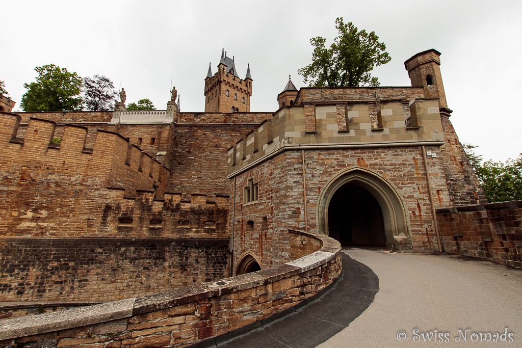 Eingang zur Burg Hohenzollern