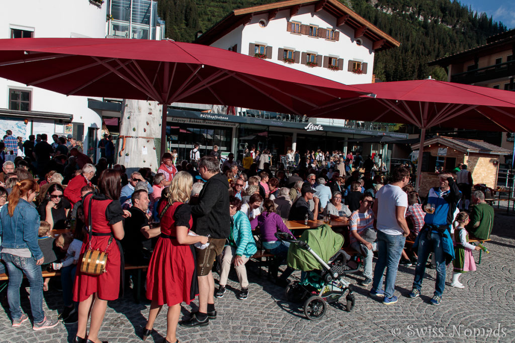 Das Lecher Dorffest auf dem Rüfikopfplatz