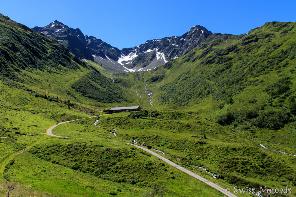 Die Alpe Wasserstuben ist einfachen von der Bergstation Sonnenkopf aus zu erreichen