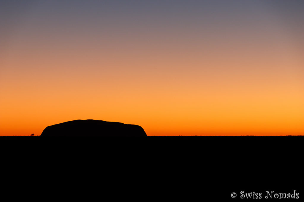 Der Sonnenaufgang am Uluru (Ayers Rock) ist ein magisches Erlebnis