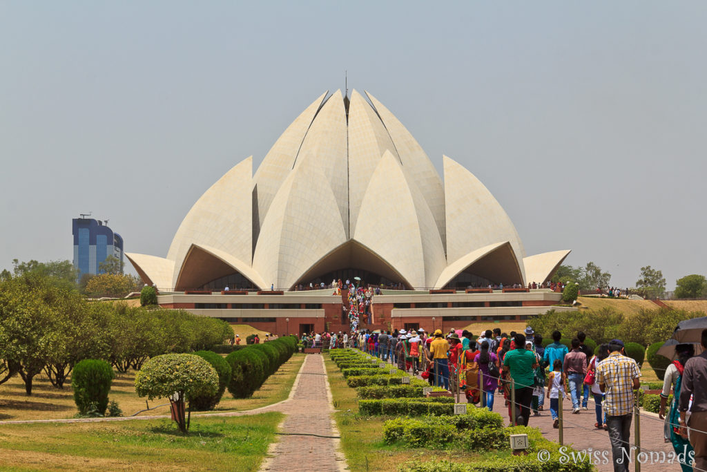 Der Lotus Tempel Delhi