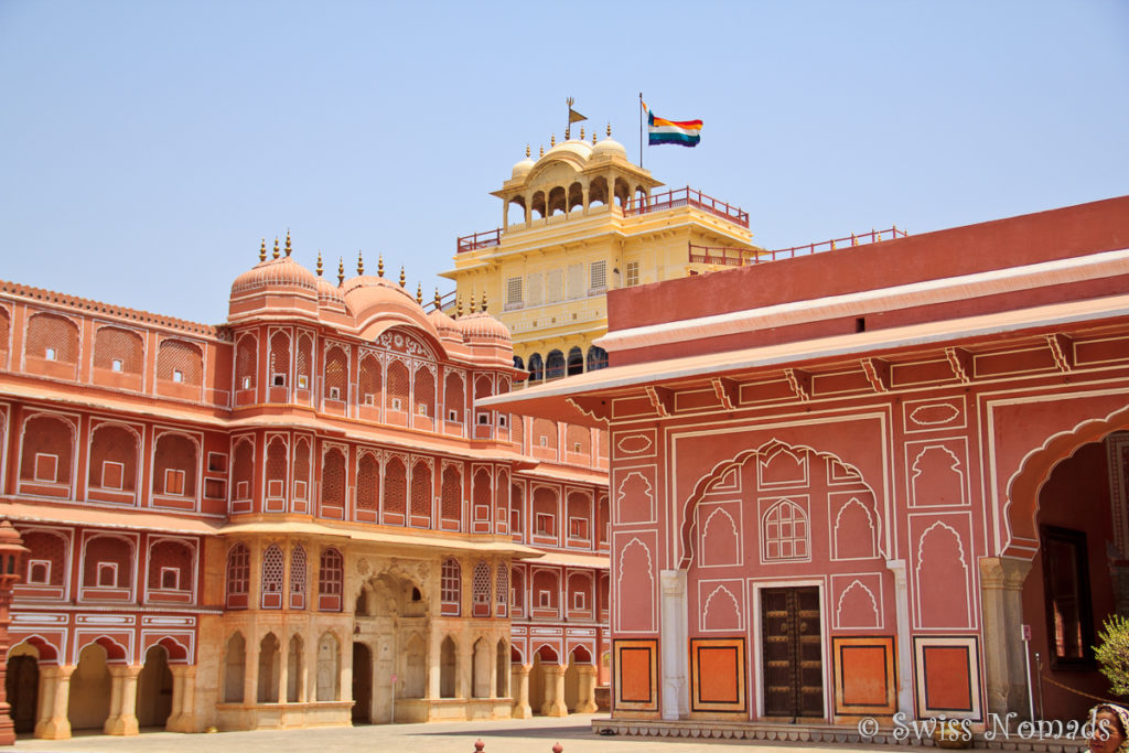 Der City Palace ist eine Sehenswürdigkeit in Jaipur