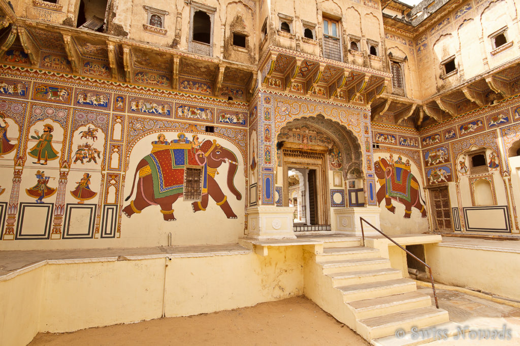 Besuch in einem Haveli in Mandawa