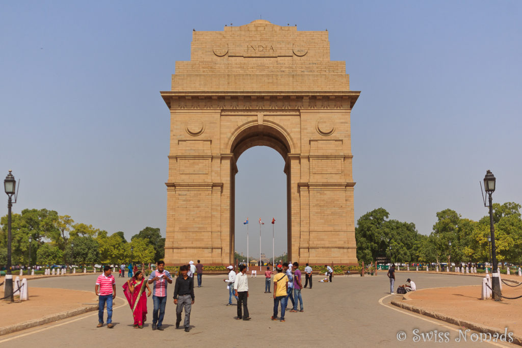 Das India Gate in Delhi erinnert an die gefallenen Soldaten