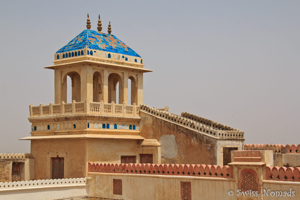 Turm auf dem Dach des Junagarh Fort in Bikaner