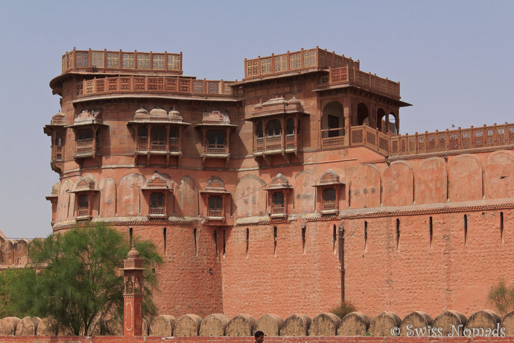 Das grosse Junagarh Fort in Bikaner ist sehr eindrücklich