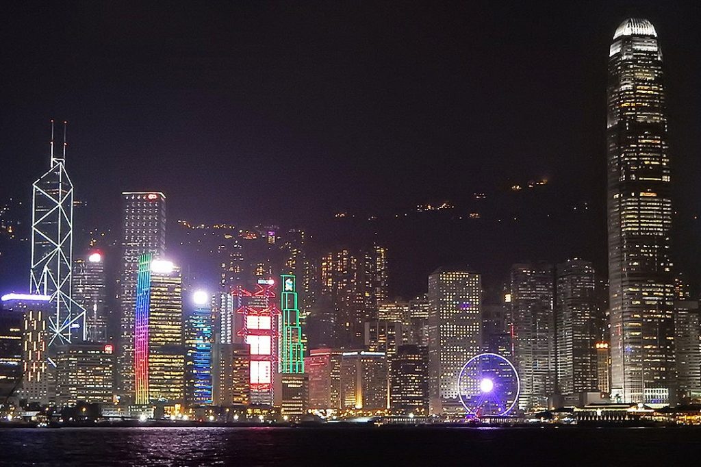 Skyline in Hongkong