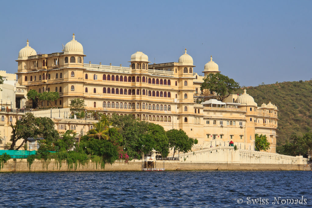 Der Stadtpalast ist eine der Sehenswürdigkeiten von Udaipur