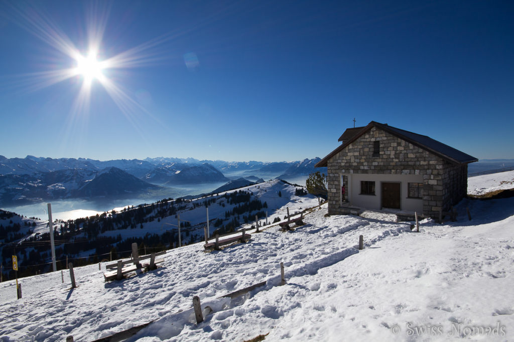 Kapelle Rigi im Winter