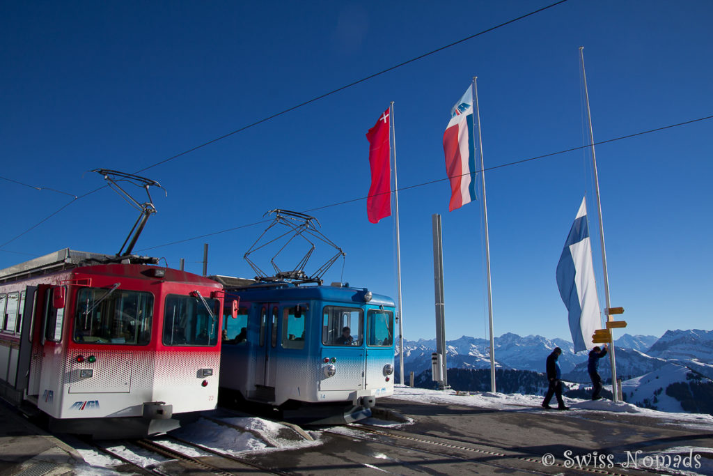 Rigi Bahn im Winter