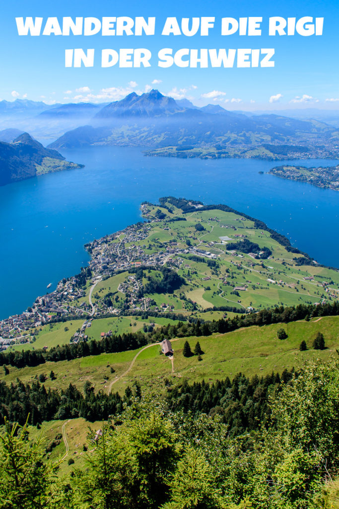 Auf die Rigi Wandern in der Schweiz