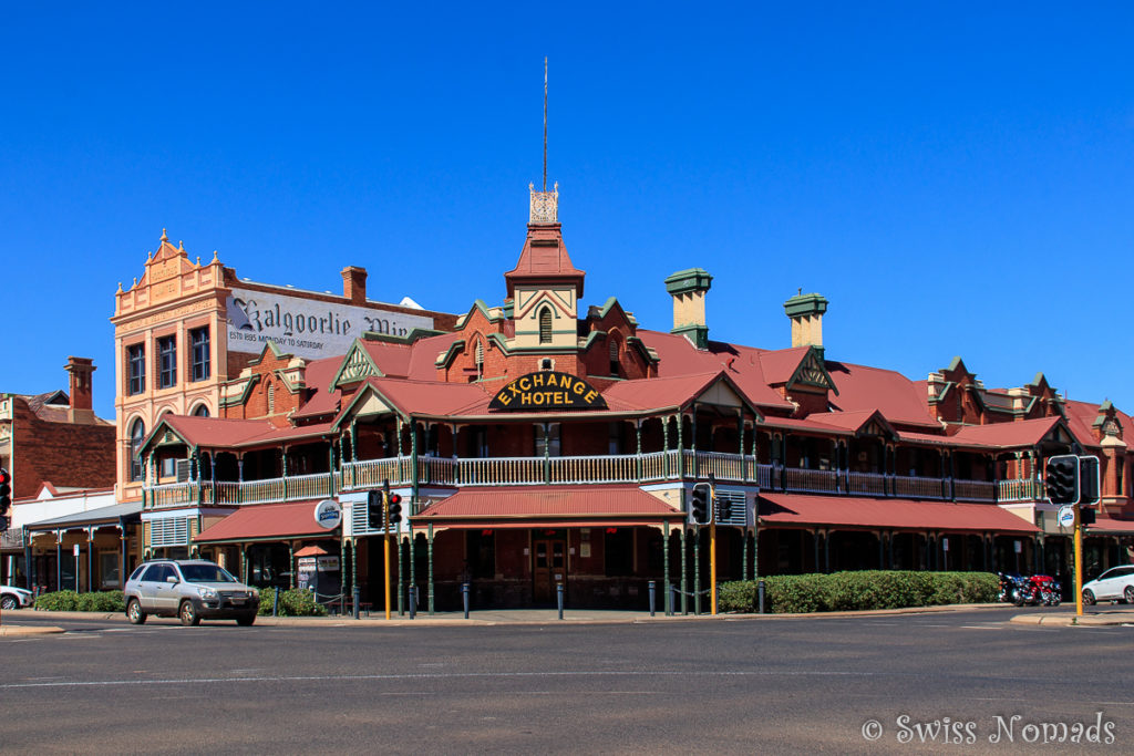 Das historische Exchange Hotel in Kalgoorlei-Boulder