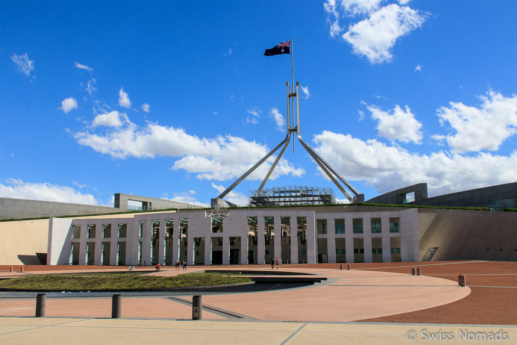 Das Regierungsgebäude von Australien in Canberra