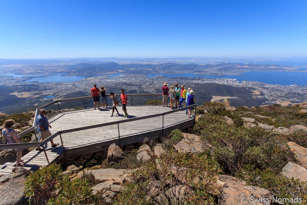 Auf dem Mount Wellington bei Hobart in Tasmanien