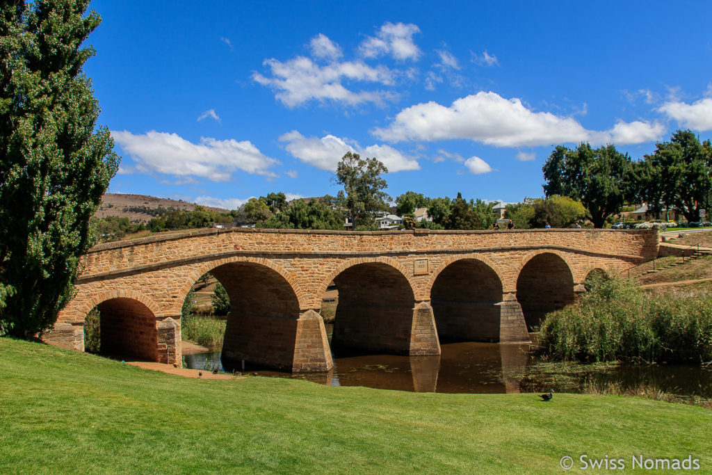 Die historische Brücke bei Richmond auf dem Tasmanien Roadtrip