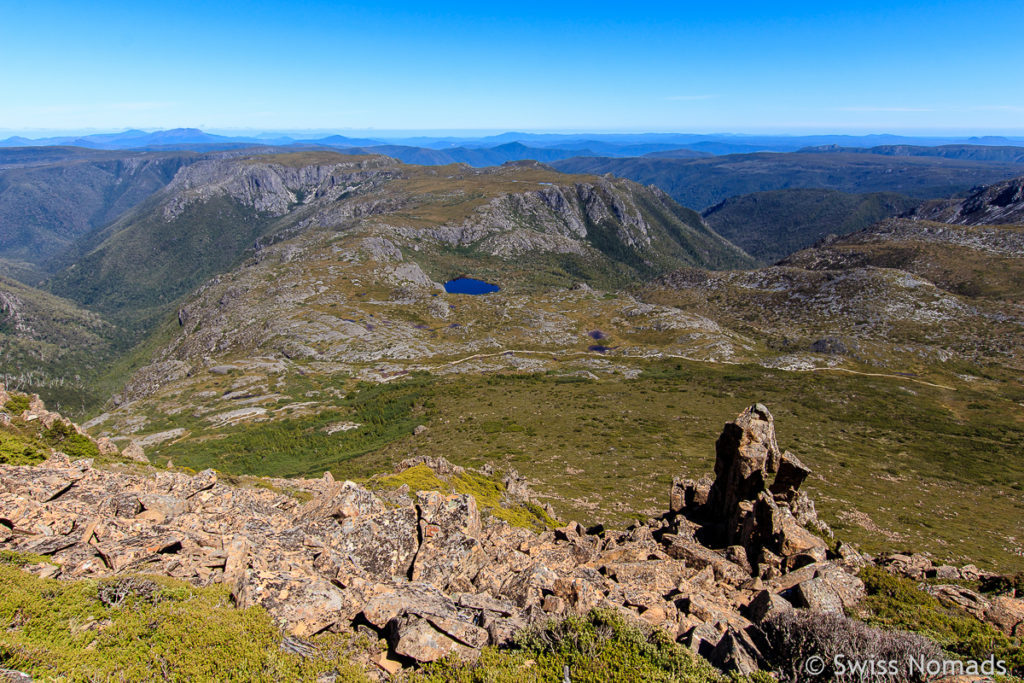 Aussicht vom Summit des Cradle Mountains