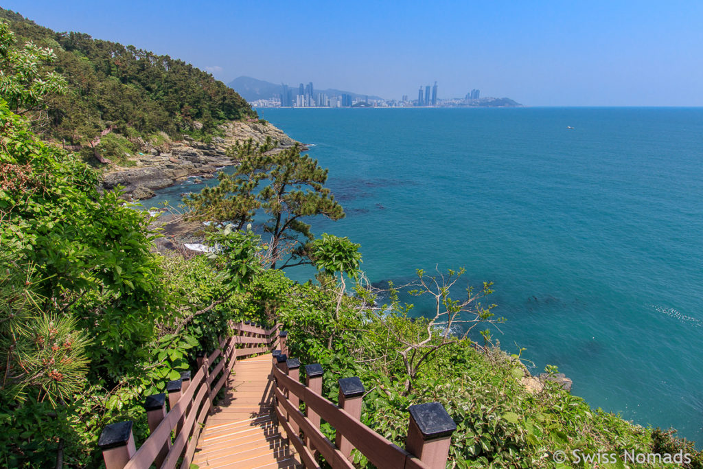 Busan Igidae Park Küstenwanderung