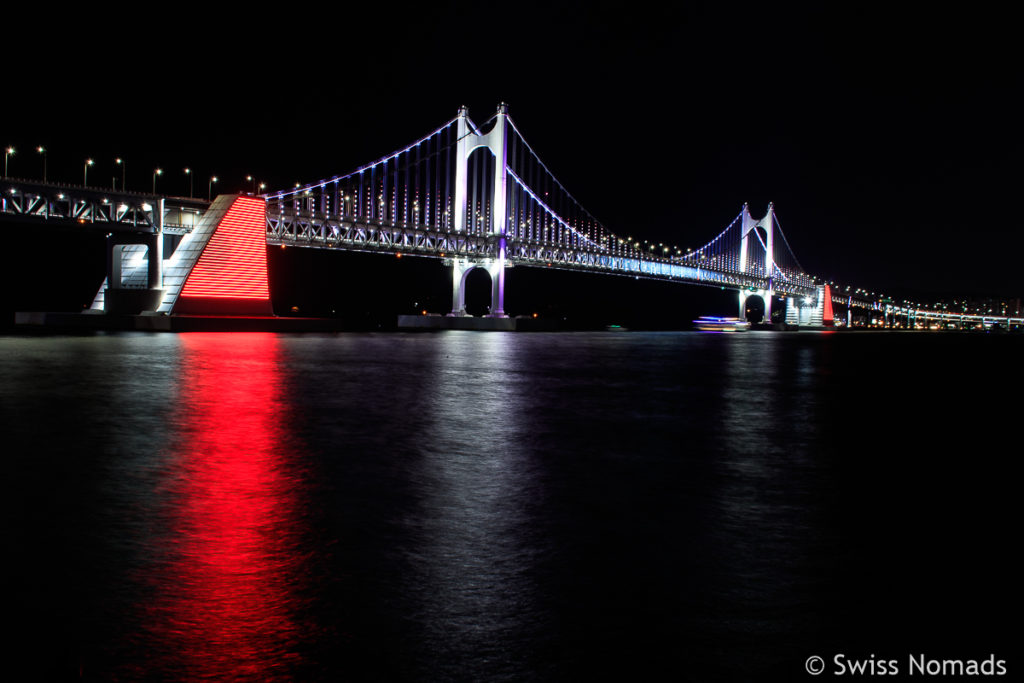 Gwangan Brücke nachts