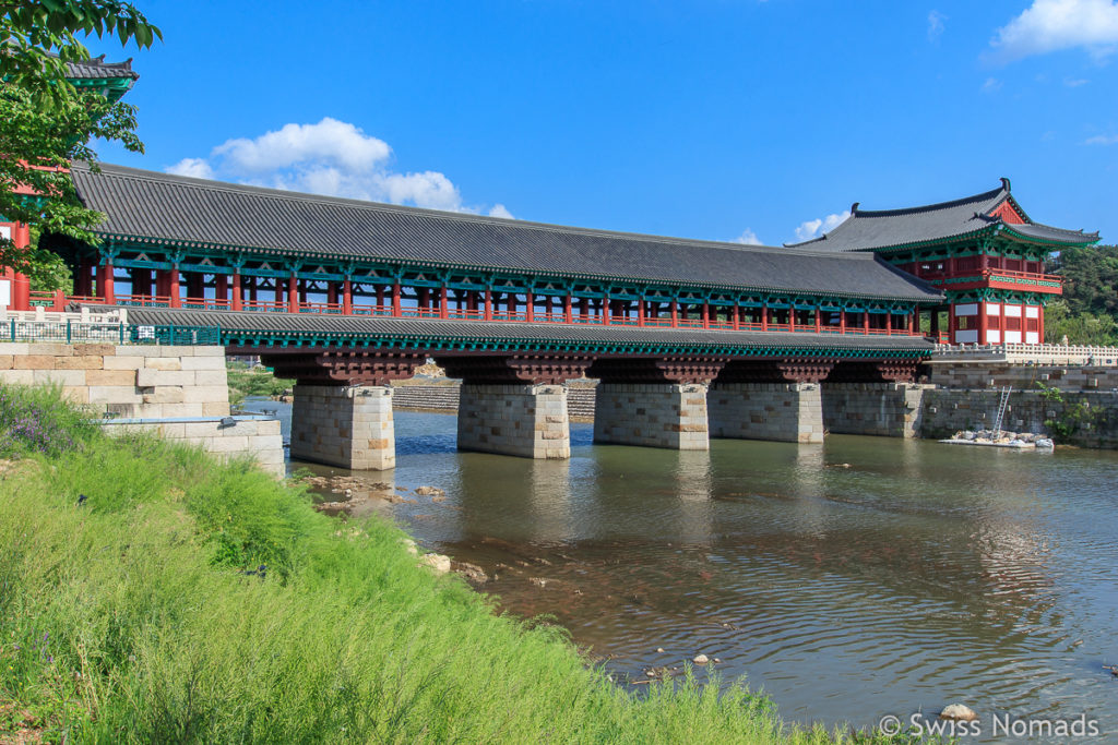 Die Woljeonggyo Brücke ist eine Sehenswürdigkeit in Gyeongju