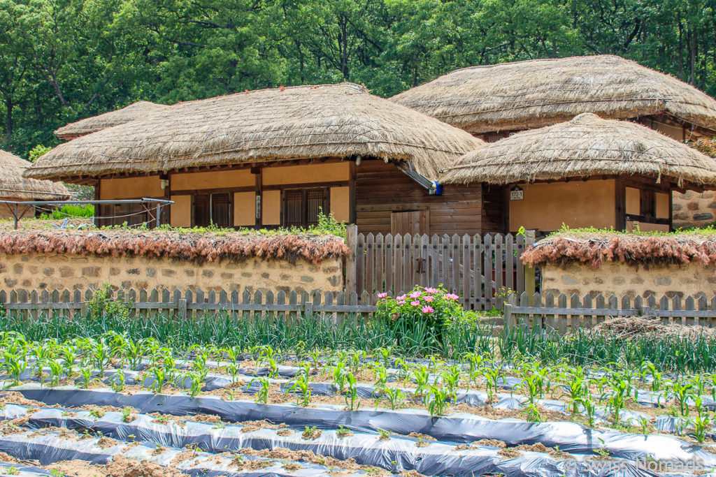 Das Yandong Folk Village in Gyeongju, Südkorea