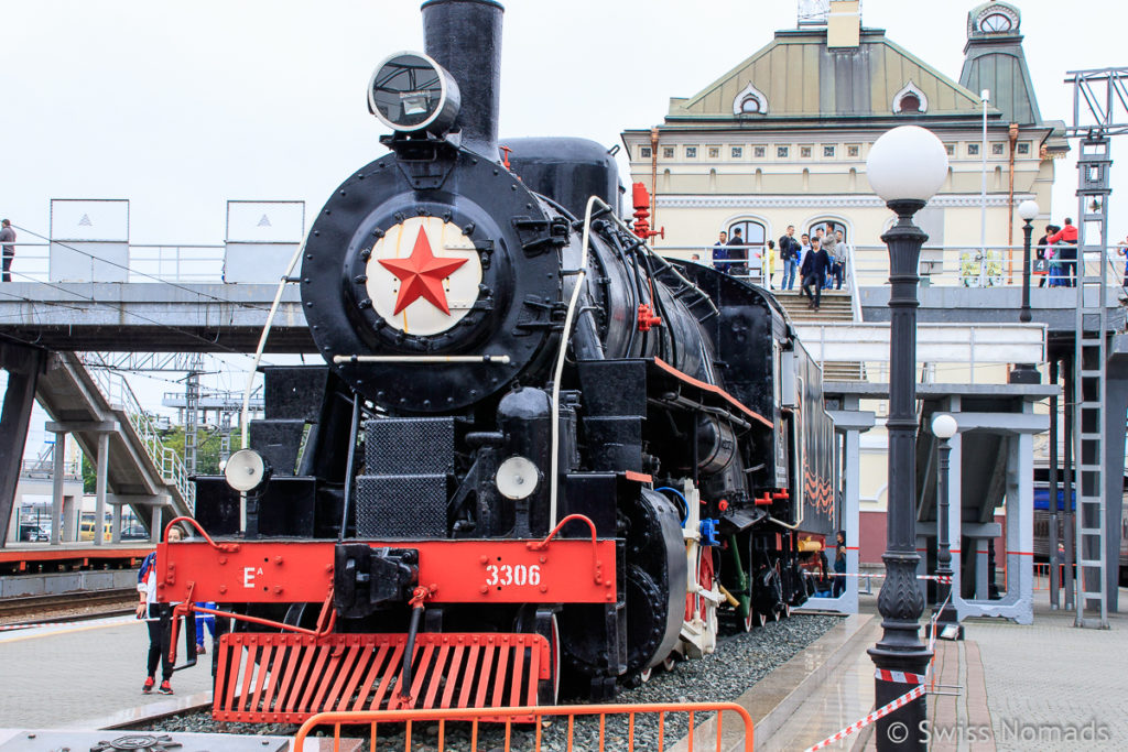 Transsibirische Eisenbahn in Wladiwostok