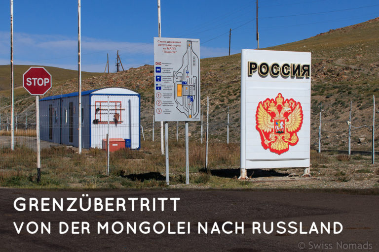 Grenzübertritt von der Mongolei nach Russland