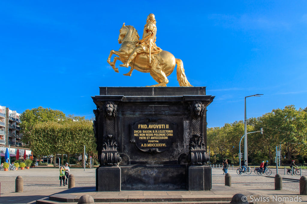 Goldener Reiter am Neustädter Markt