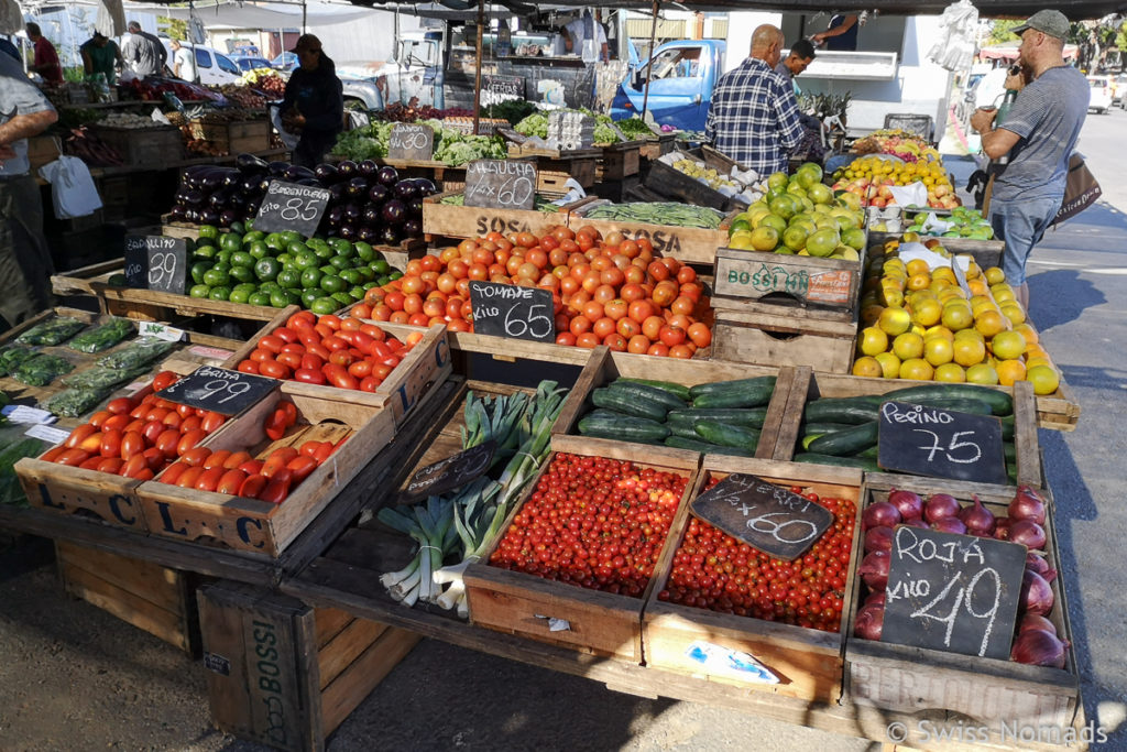 Markt in Piriapolis in Uruguay