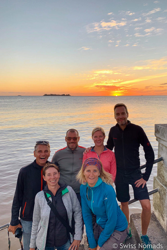 Conny, Roger, Anna, Sven, Reni und Marcel in Uruguay