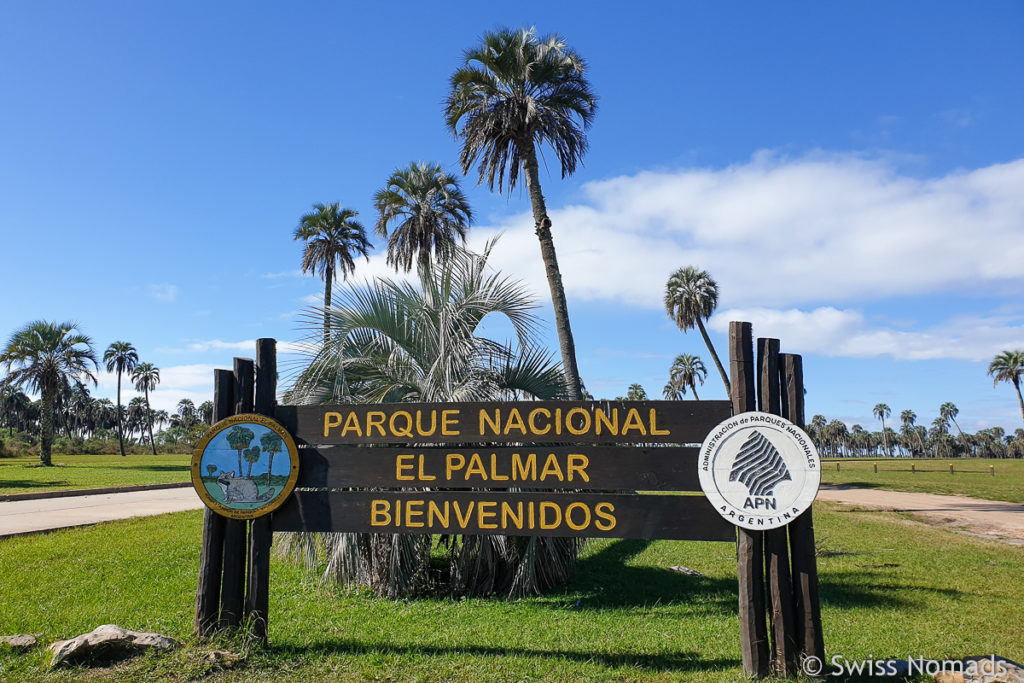 Parque Nacional el Palmar Argentinien Eingang