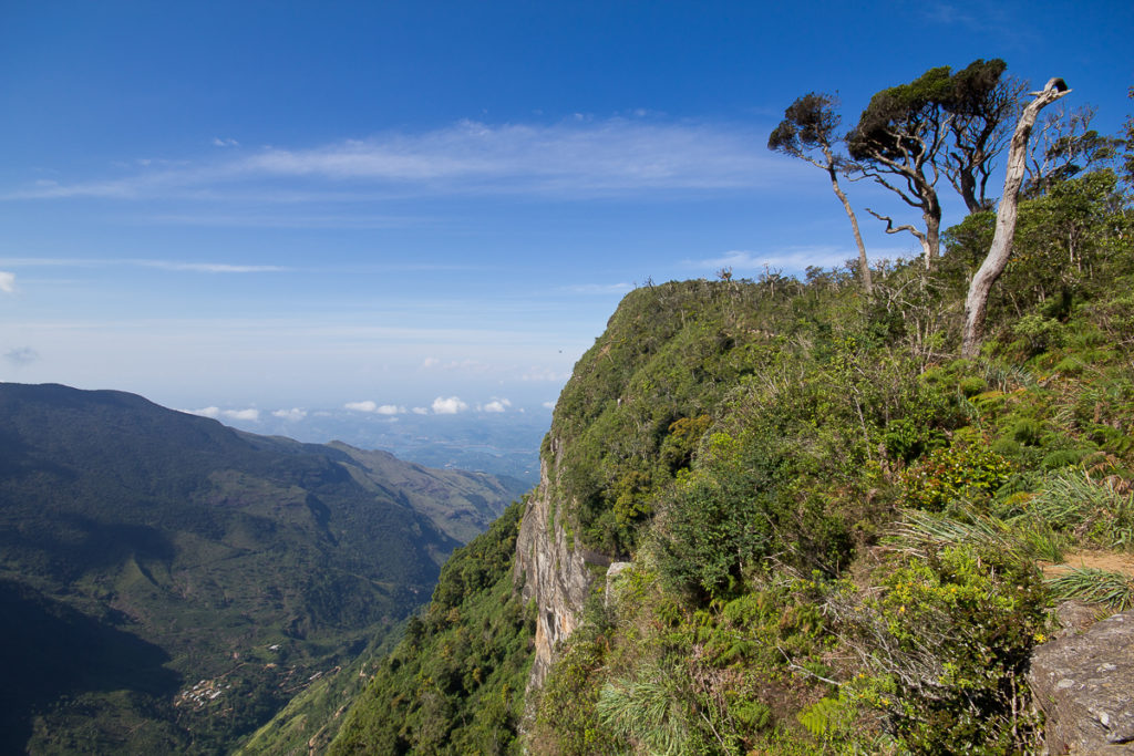 Aussicht am Ende der Welt im Horton Plains Nationalpark