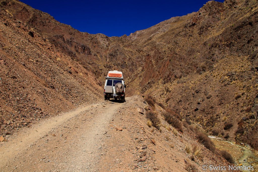 Offroad Track zur Mina La Mejicana