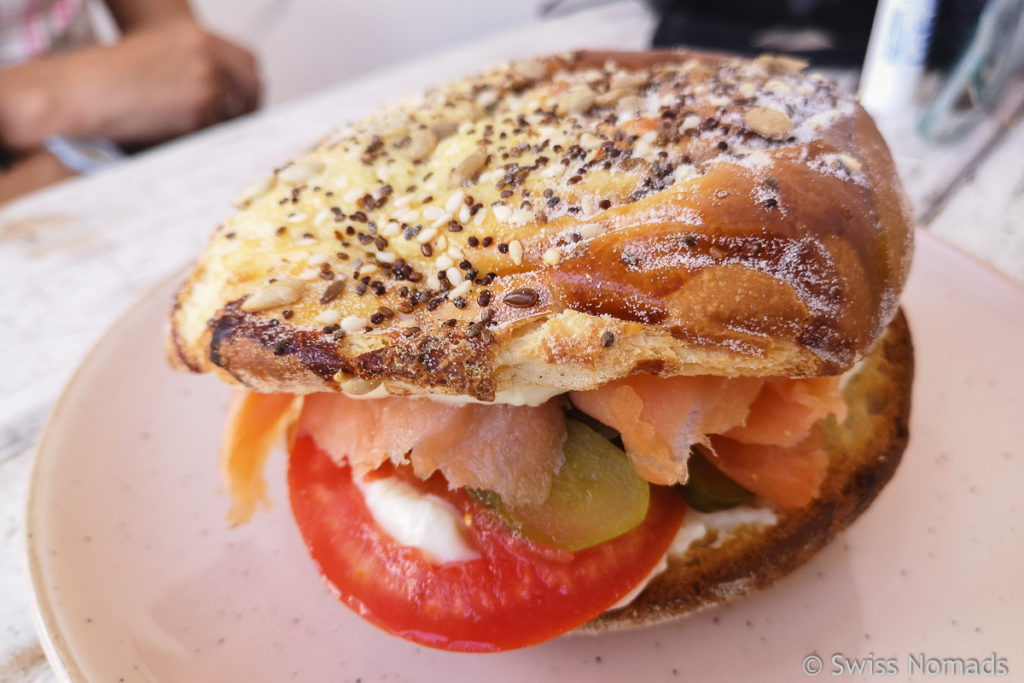 Bagle im Restaurant Bröd in Mendoza