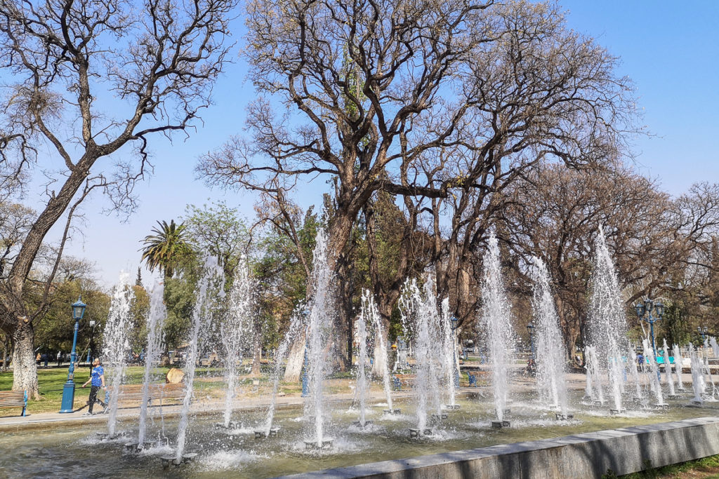 Plaza Independecia in Mendoza