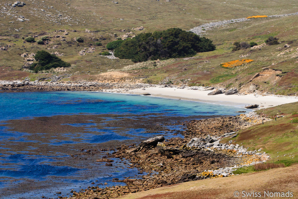 Bucht auf West Point Island 