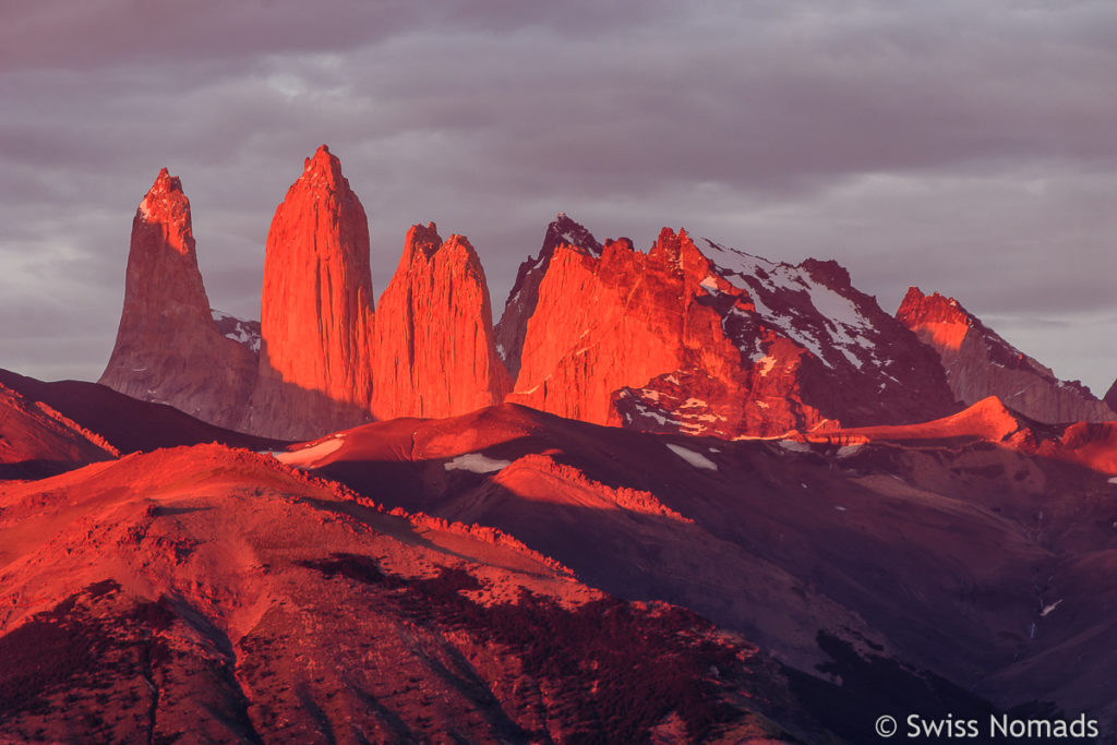 Sonnenaufgang im Torres del Paine