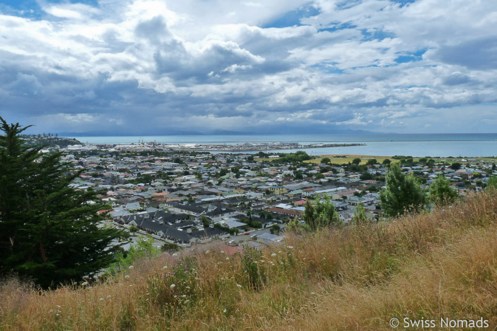 Aussicht auf Nelson in Neuseeland