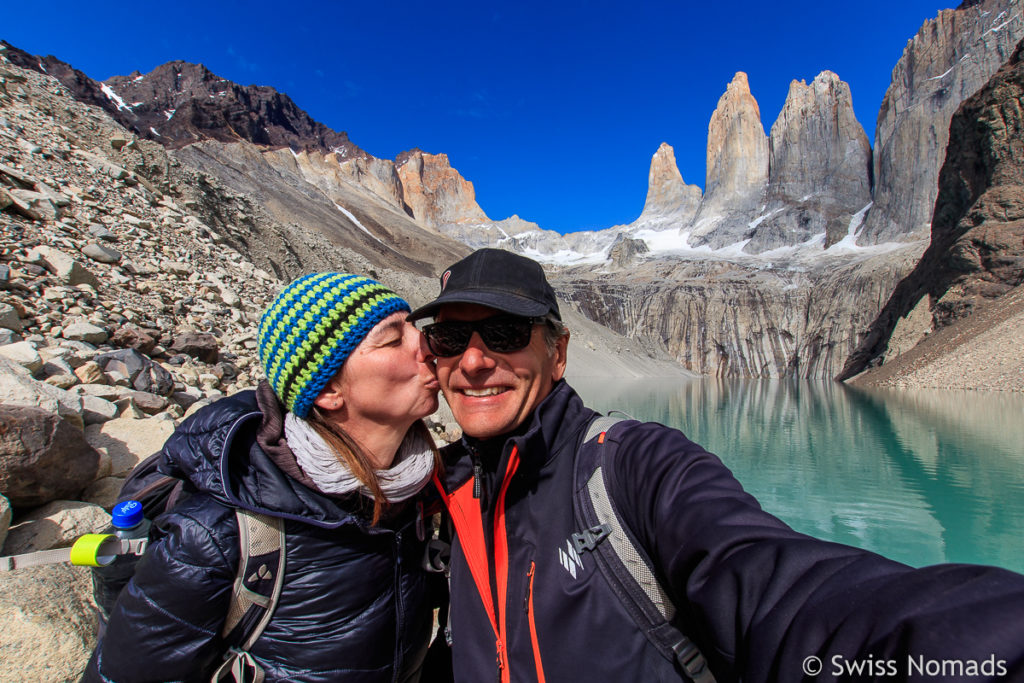 Reni und Marcel im Torres del Paine