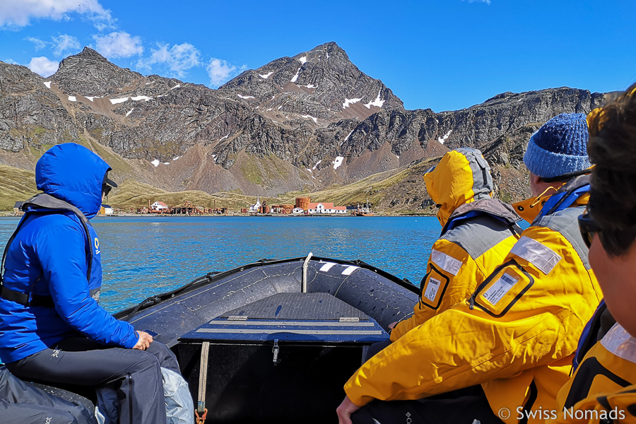 Anlandung in Grytviken