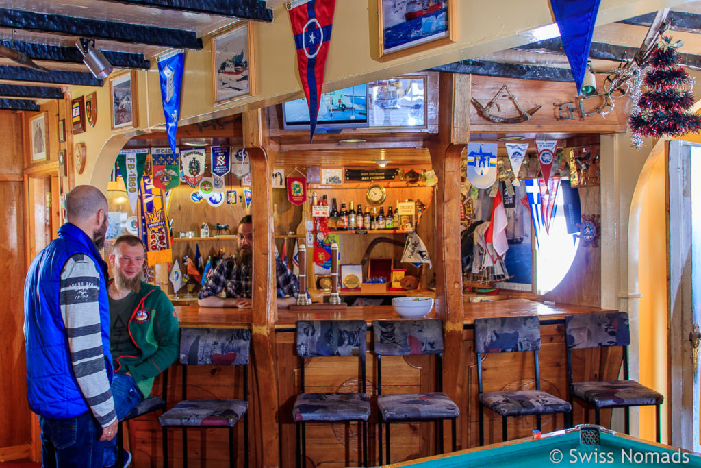 Bar in der Akademik Vernadsky auf der Antarktischen Halbinsel