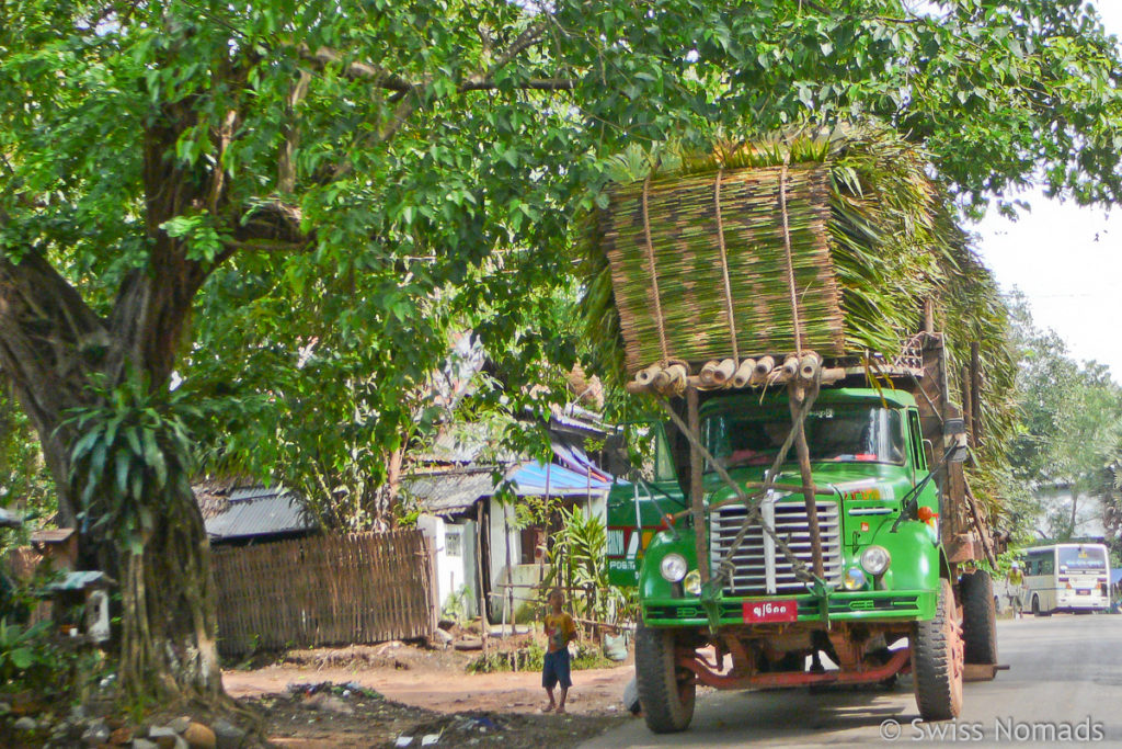 Transport LKW in Burma