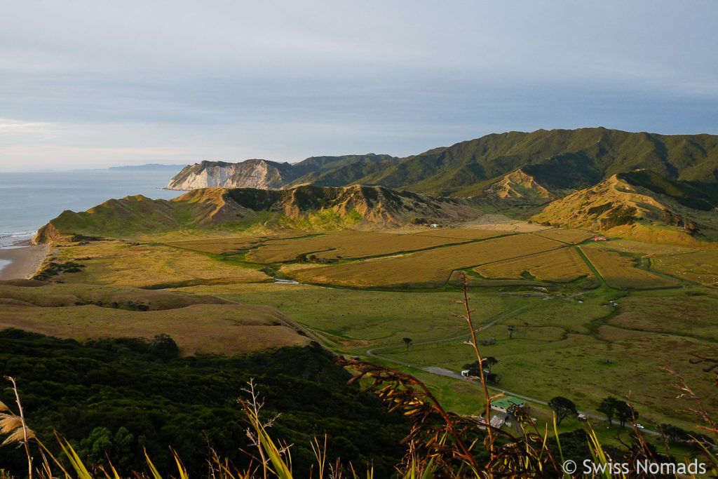 Aussicht vom East Cape in Neuseeland