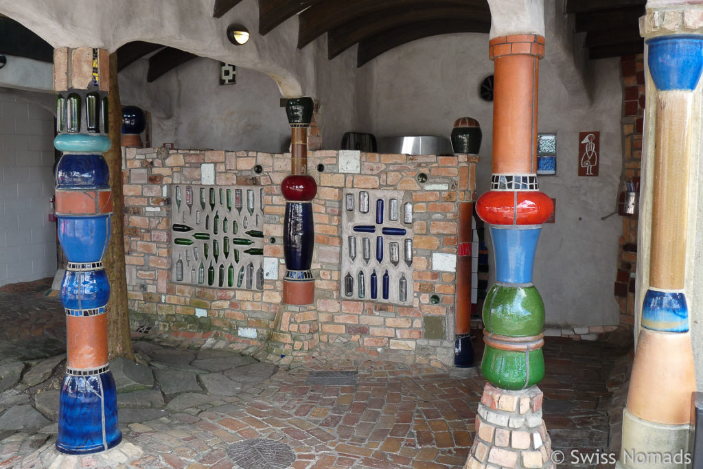 Hundertwasser Toiletten in Kawakawa