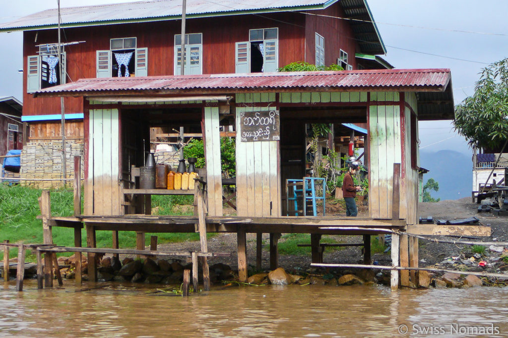 Tankstelle am Inle-See