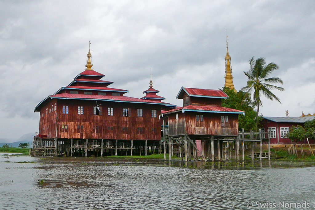 Kloster Gebäude am Inle-See