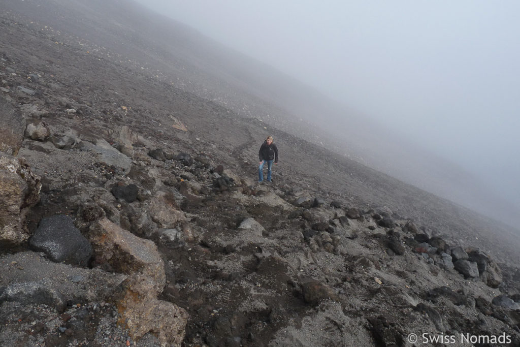 Mt. Ngauruhoe beim Tongario Crossing