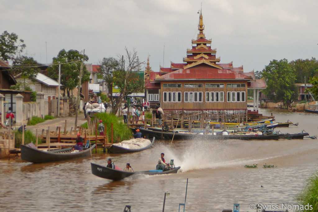 Kanal von Nyaung Shwe zum Inle-See