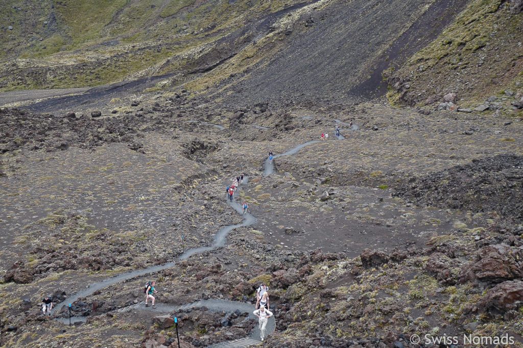 Tongario Crossing Aufstieg